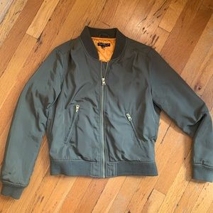 VELVET HEART Army Green Bomber Jacket